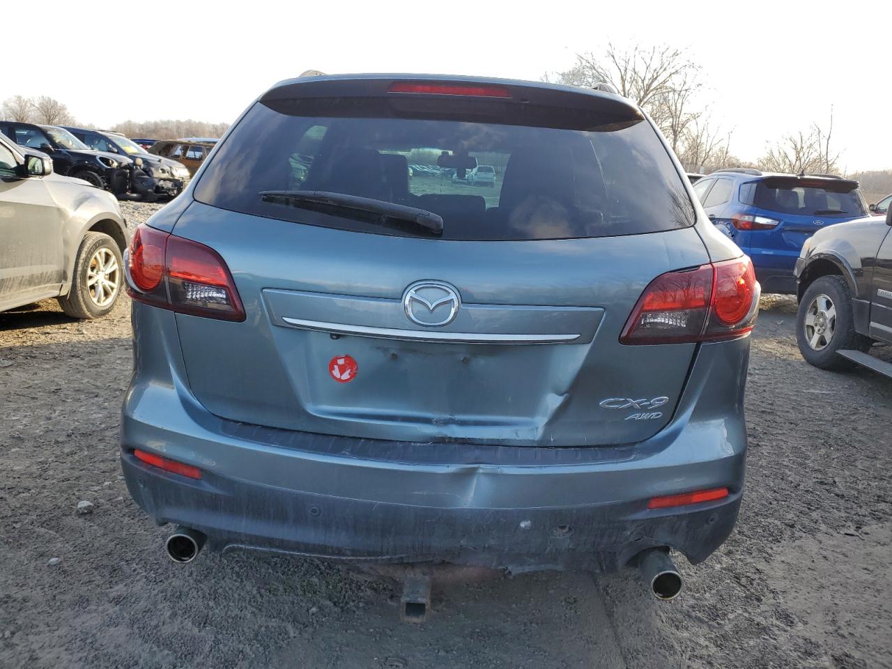 2013 Mazda CX-9 VIN JM3TB3DA2D0414535 Copart auction photo, rear end / minor dent/scratches damage thumbnail 6