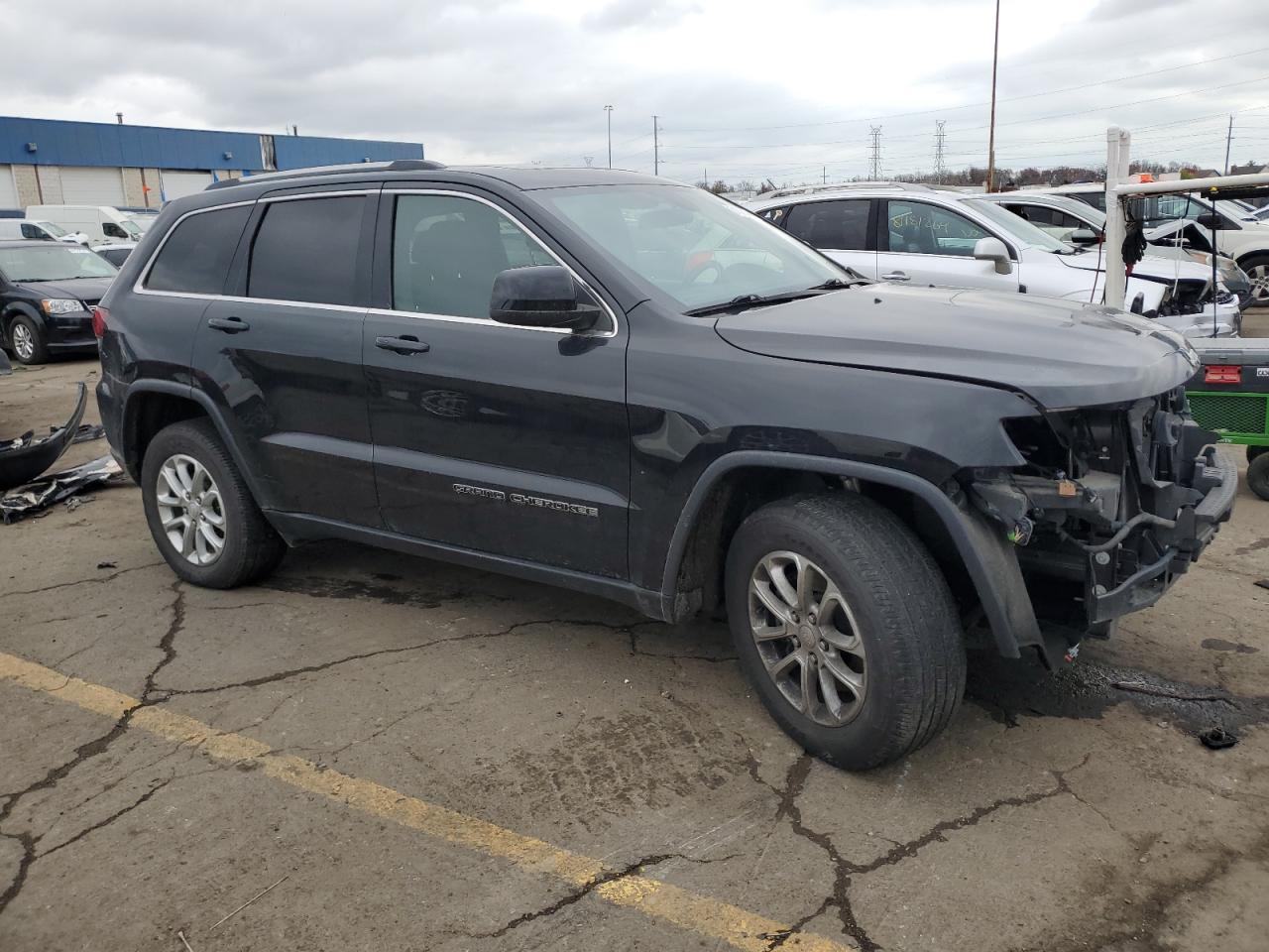 2021 Jeep Grand Cherokee VIN 1C4RJFAGXMC648291 Copart auction photo, front end damage thumbnail 4