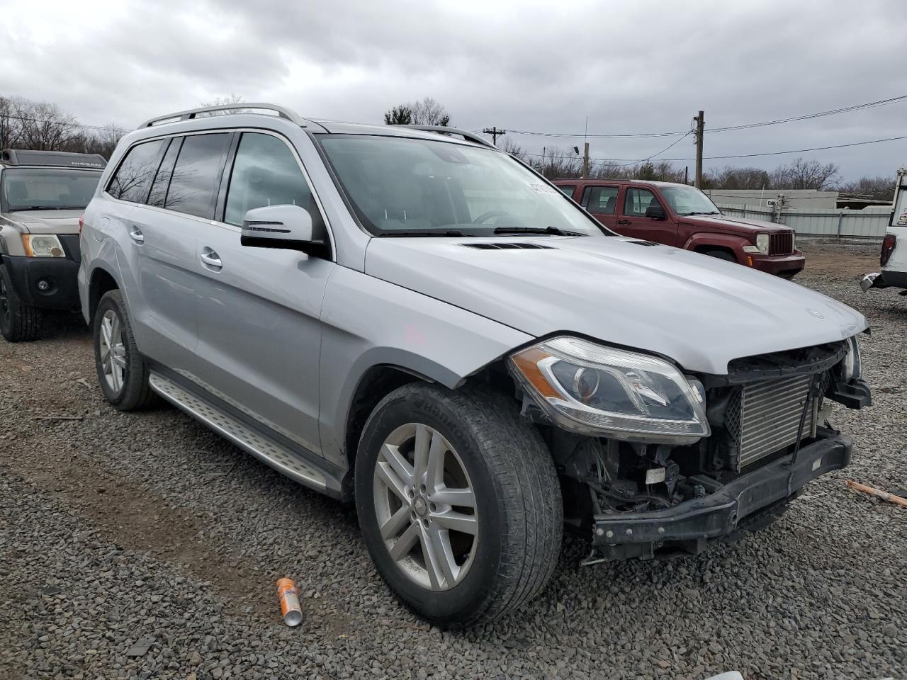 2014 Mercedes-Benz GL-klasse VIN 4JGDF2EE6EA406278 Copart auction photo, front end damage thumbnail 4