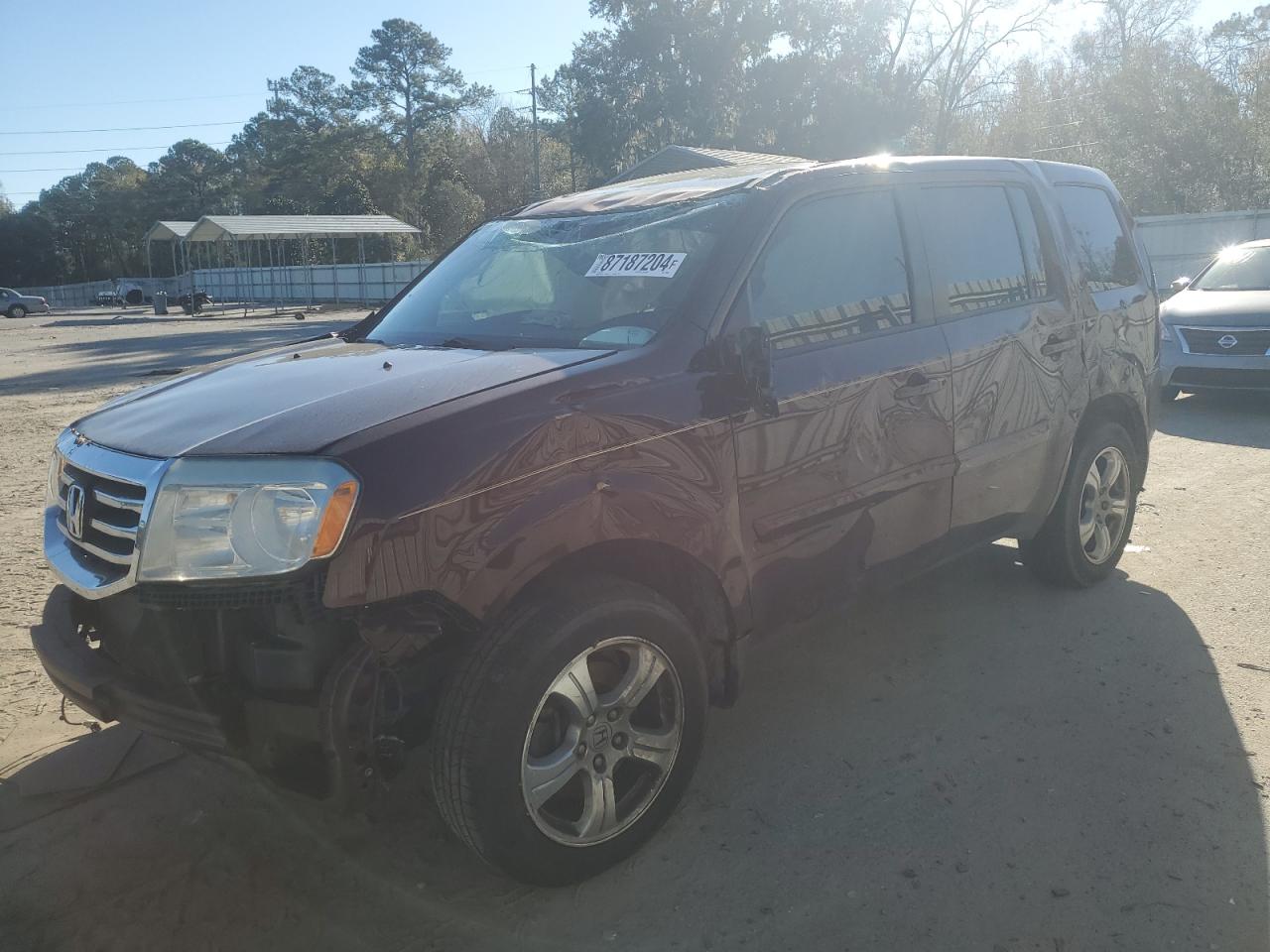 2013 Honda Pilot VIN 5FNYF3H53DB039997