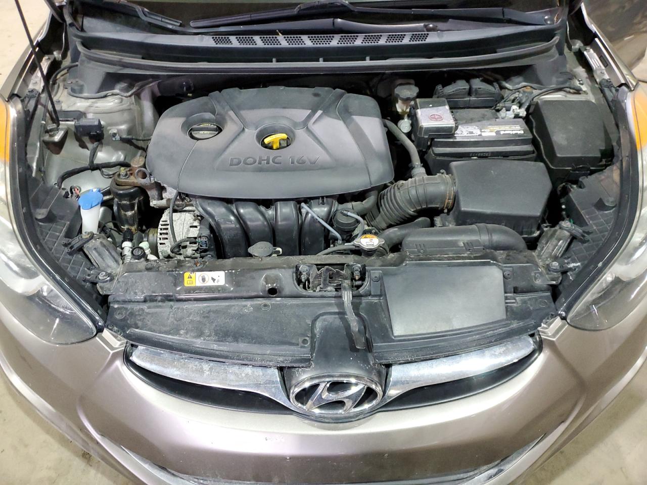 2013 Hyundai Elantra VIN 5NPDH4AE7DH322090 Copart auction photo, rear end damage thumbnail 11