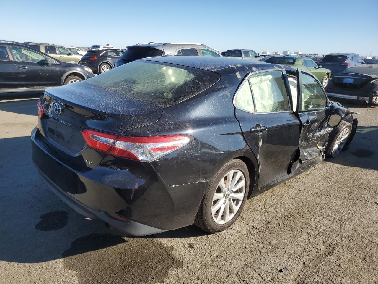 2018 Toyota Camry VIN JTNB11HK5J3056402 Copart auction photo, all over damage thumbnail 3