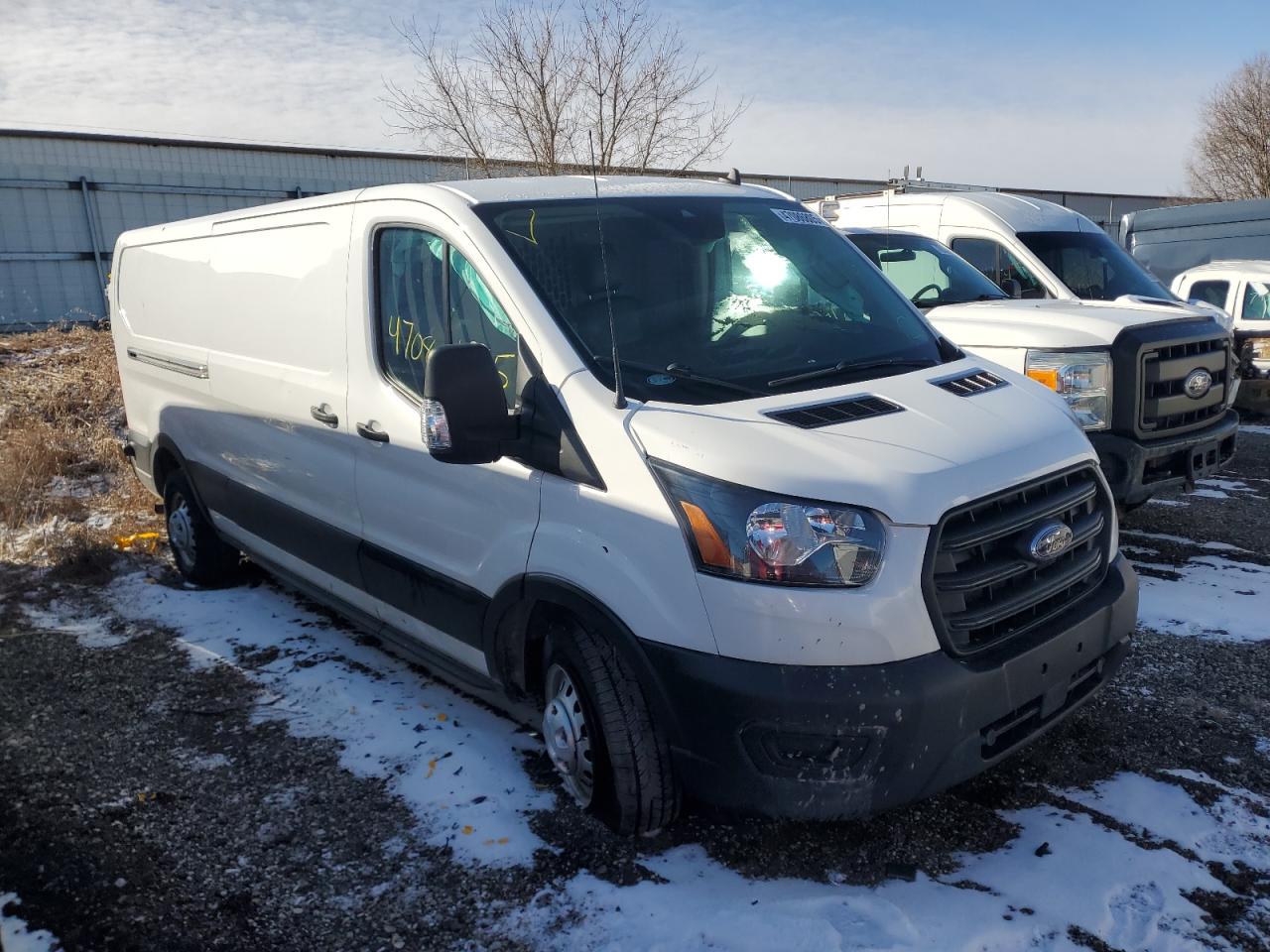 2020 Ford Transit VIN 1FTYE2Y86LKB28746 Copart auction photo, side / rear end damage thumbnail 4