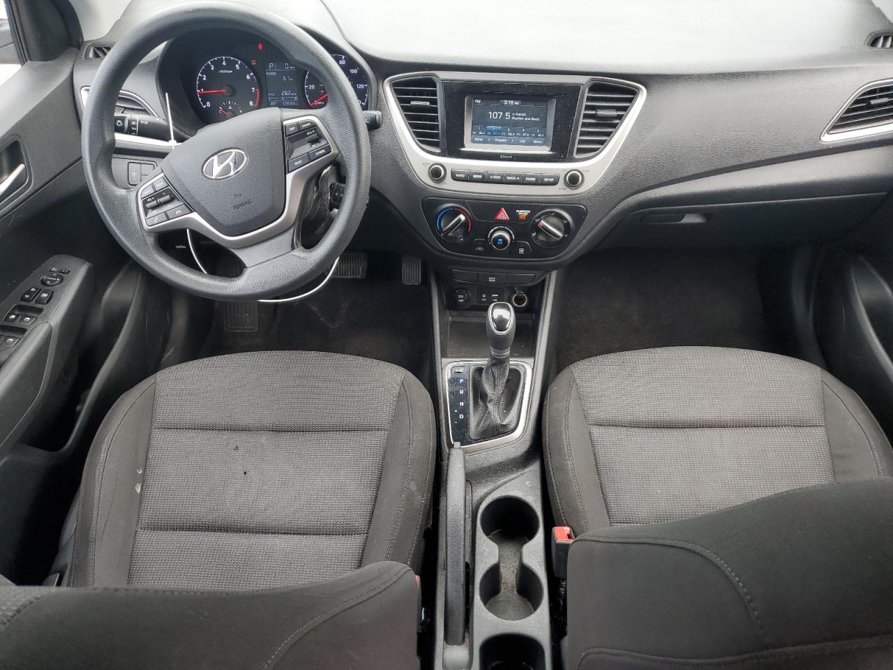 2019 Hyundai Accent VIN 3KPC24A34KE086673 Copart auction photo, vandalism damage thumbnail 8