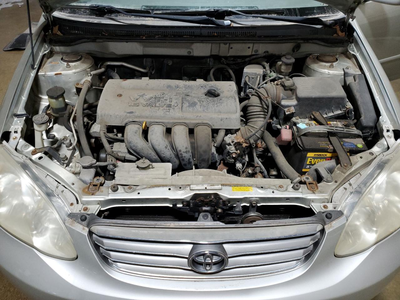 2004 Toyota Corolla VIN JTDBR32E242042348 Copart auction photo, mechanical damage thumbnail 11