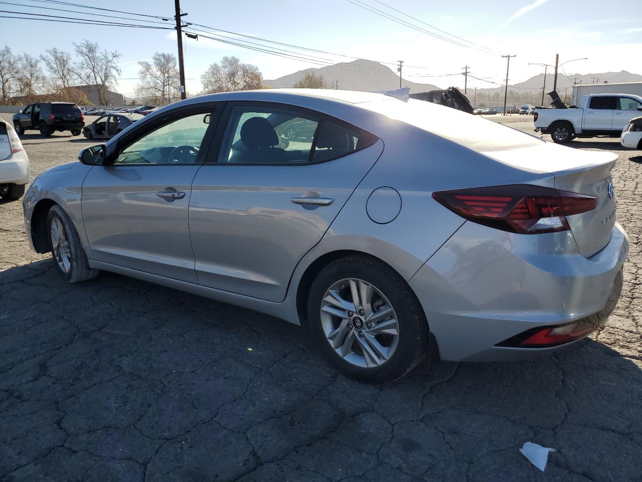 2020 Hyundai Elantra VIN KMHD84LF3LU076502 Copart auction photo, front end damage thumbnail 2