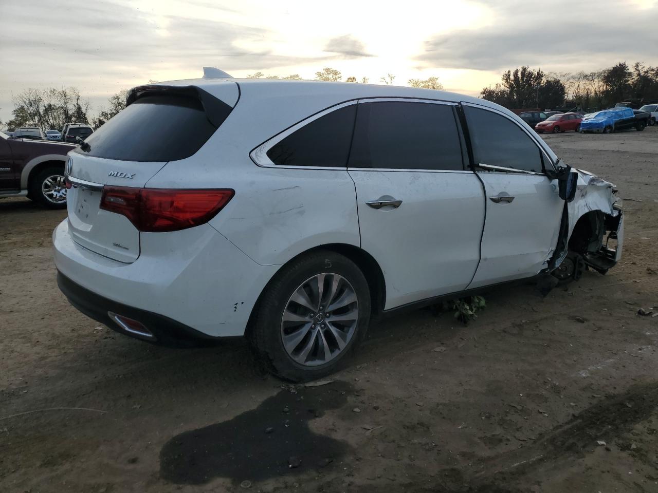 2016 Acura MDX VIN 5FRYD4H43GB008111 Copart auction photo, front end / minor dent/scratches damage thumbnail 3