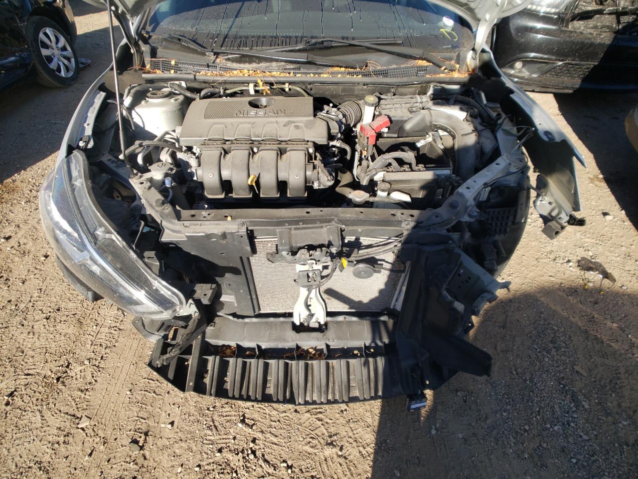 2019 Nissan Sentra VIN 3N1AB7AP8KY431720 Copart auction photo, side / front end damage thumbnail 11