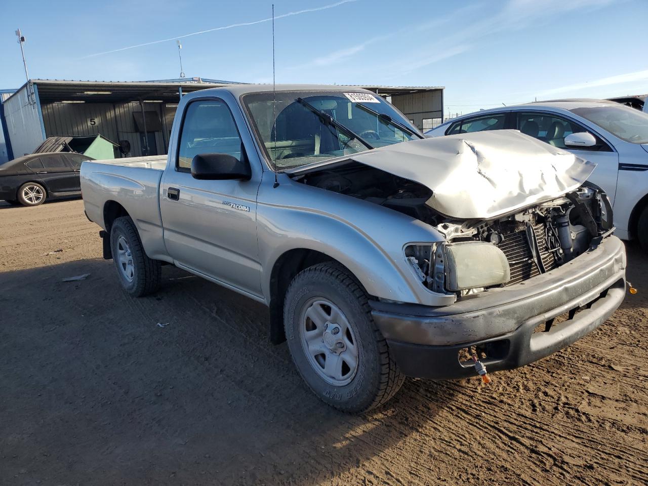 2004 Toyota Tacoma VIN 5TENL42N84Z408703 Copart auction photo, front end damage thumbnail 4