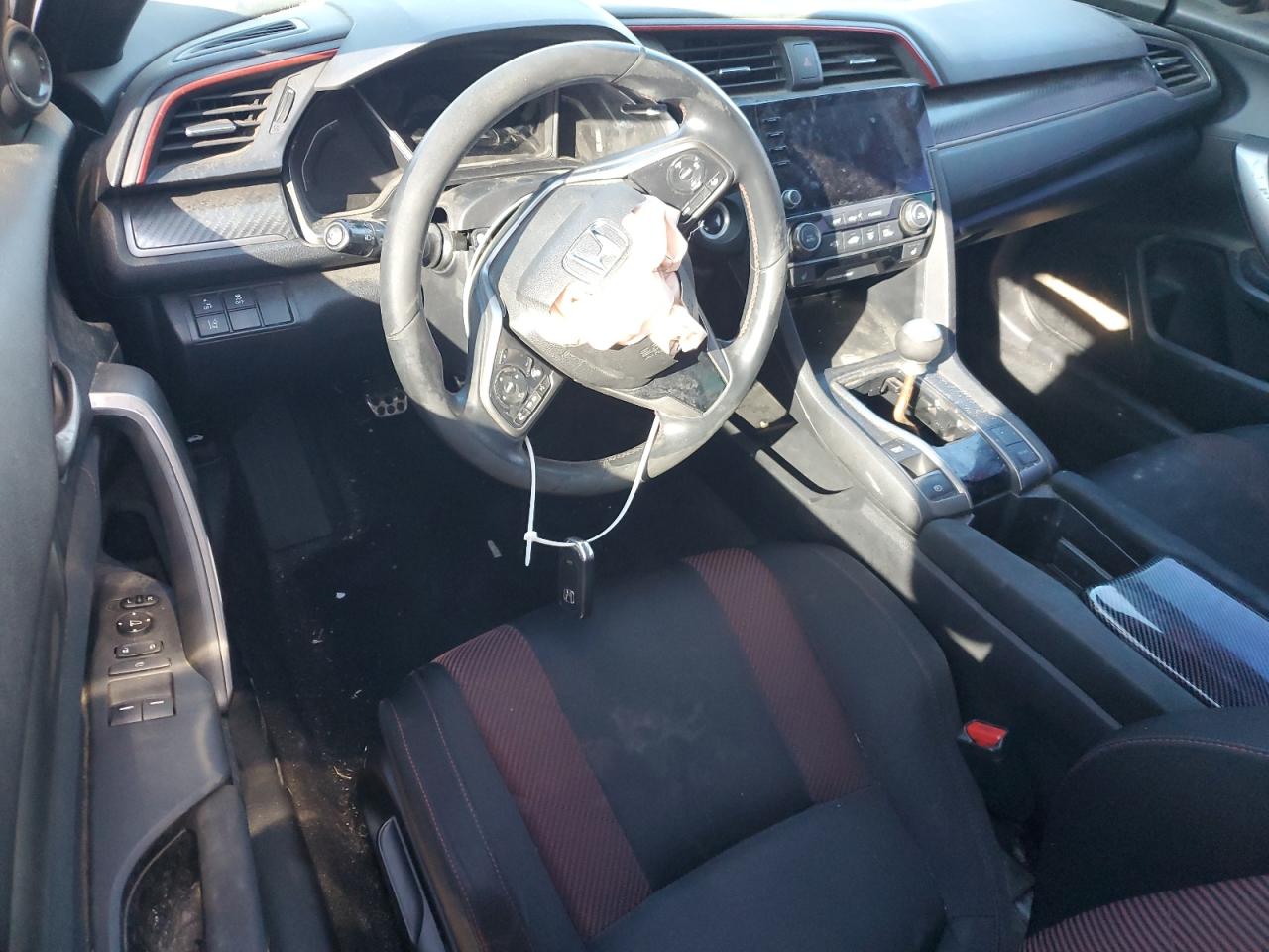 2020 Honda Civic VIN 2HGFC3A50LH752828 Copart auction photo, front end / side damage thumbnail 8