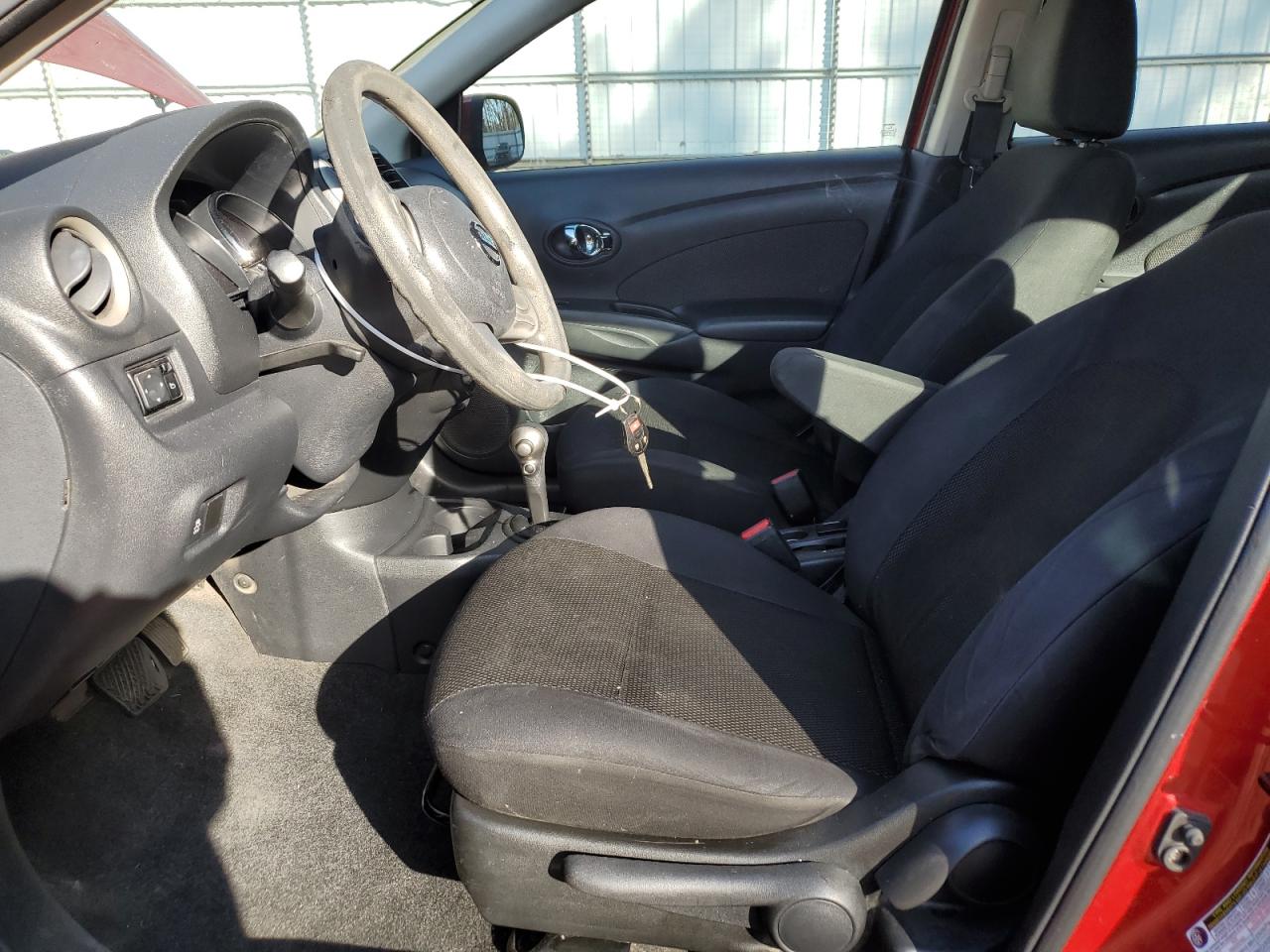 2013 Nissan Versa VIN 3N1CN7AP3DL859758 Copart auction photo, burn damage thumbnail 7