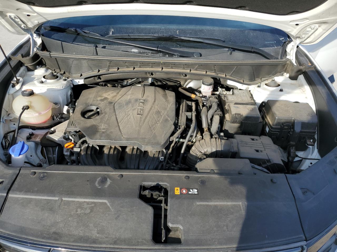 2022 Hyundai Tucson VIN 5NMJECAE8NH022448 Copart auction photo, front end / front end damage thumbnail 13