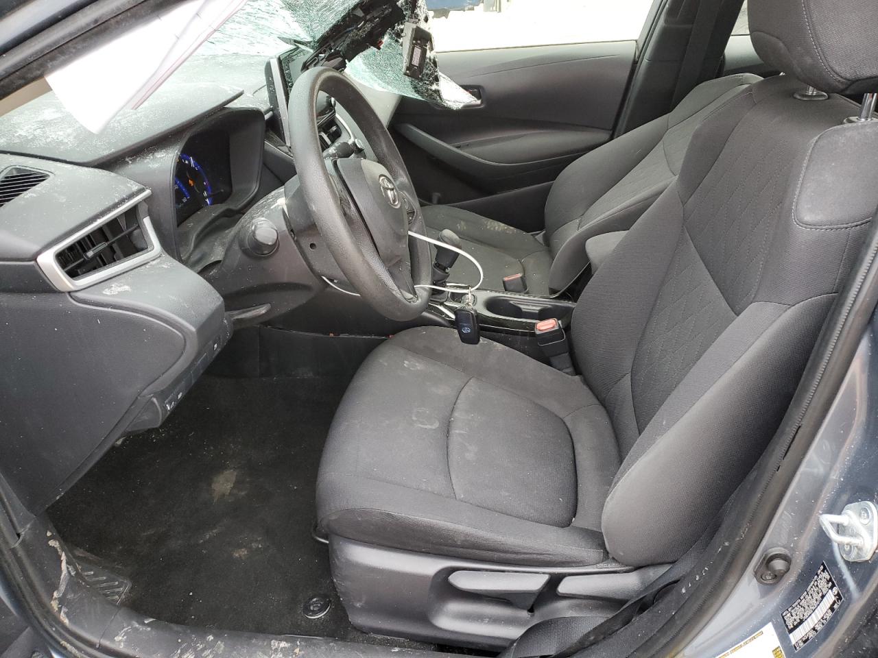 2021 Toyota Corolla VIN JTDEAMDE7MJ014171 Copart auction photo, rollover damage thumbnail 7