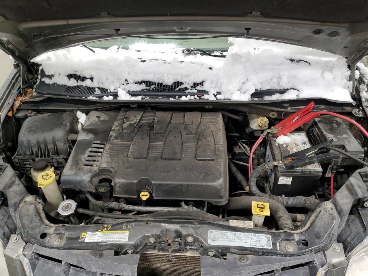 2010 Chrysler Town & Country VIN 2A4RR7DX5AR374344 Copart auction photo, all over / front end damage thumbnail 13
