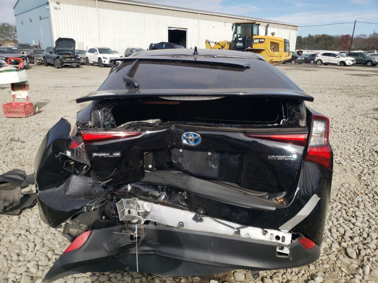 2019 Toyota Prius VIN JTDKARFU0K3088828 Copart auction photo, rear end damage thumbnail 6