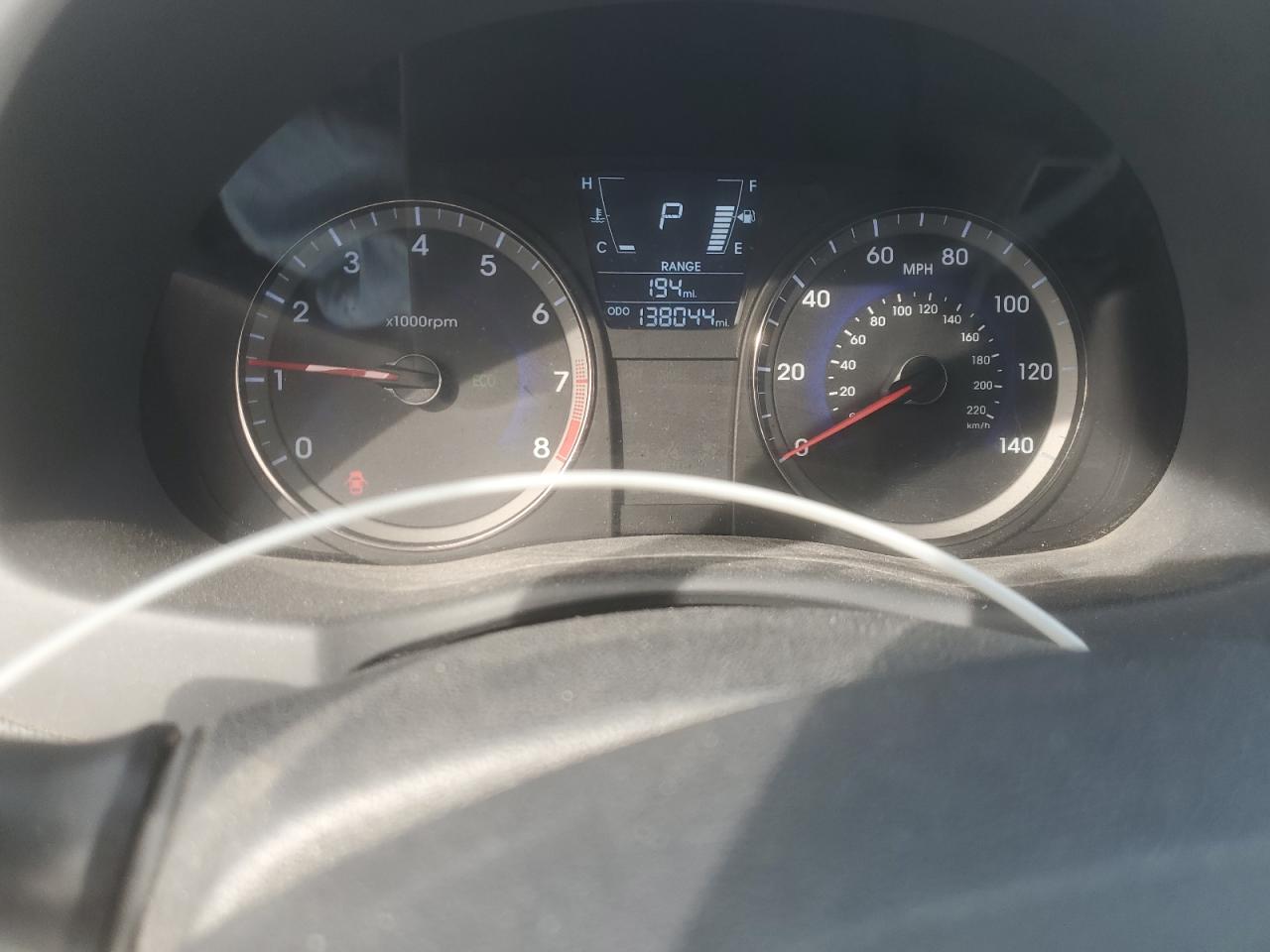 2014 Hyundai Accent VIN KMHCT4AE8EU674401 Copart auction photo, front end / side damage thumbnail 9