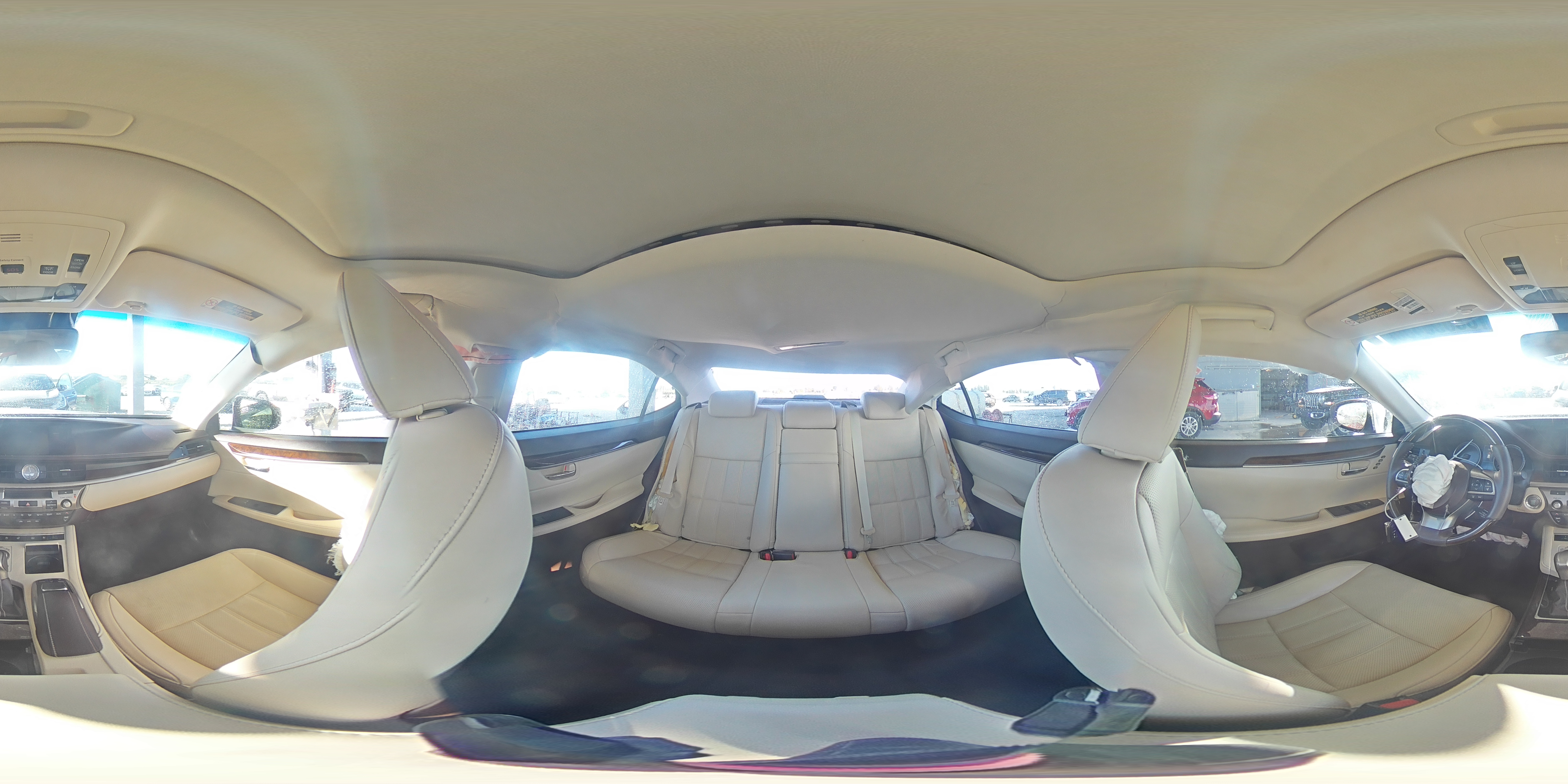 2017 Lexus ES VIN 58ABK1GG8HU064114 Copart auction photo, front end / all over damage thumbnail 14