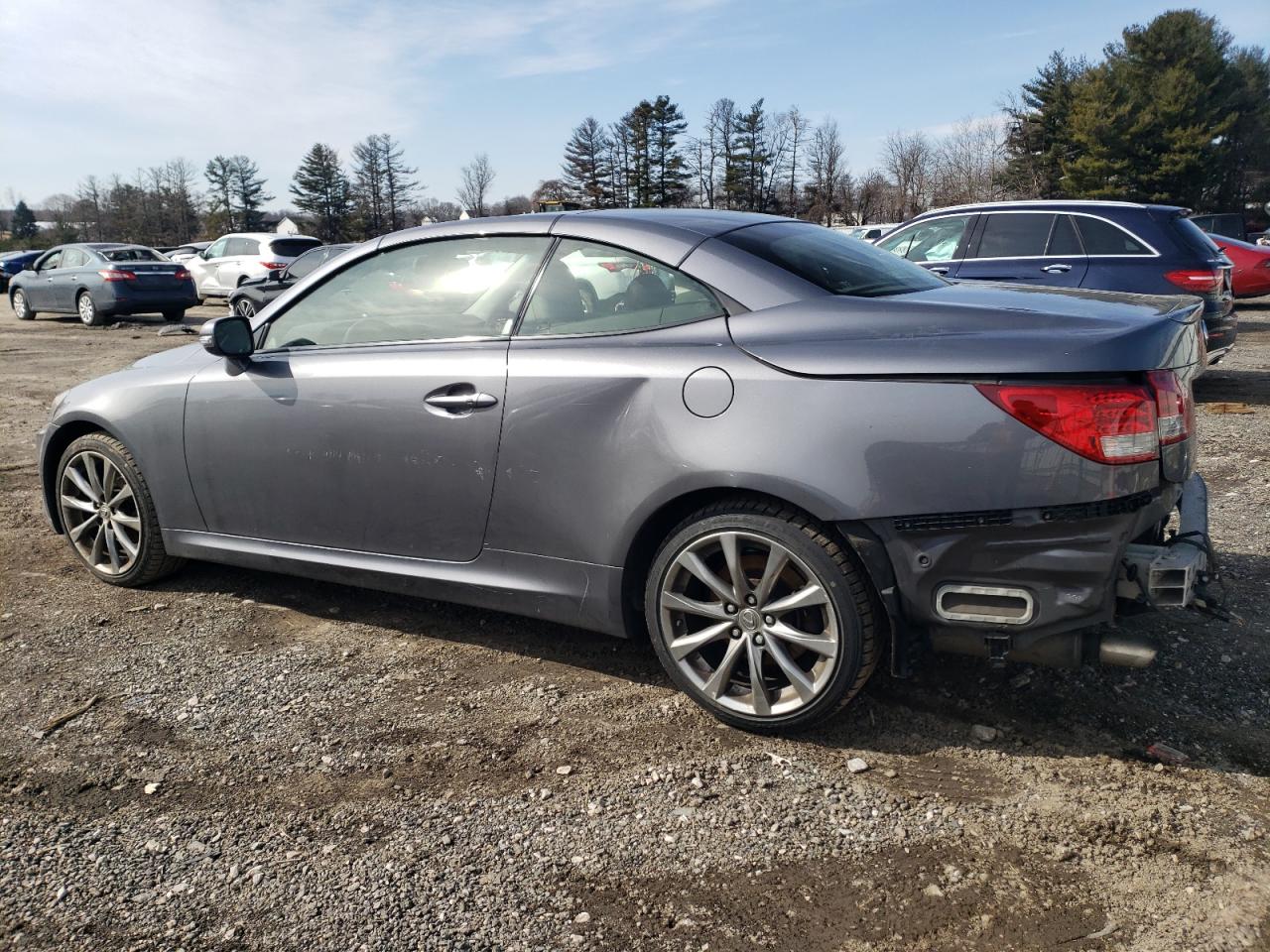 2014 Lexus IS VIN JTHFF2C22E2531017 Copart auction photo, rear end / minor dent/scratches damage thumbnail 2