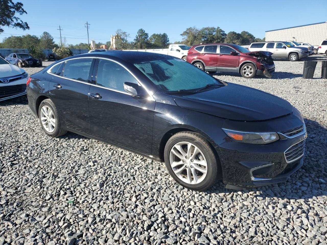 2016 Chevrolet Malibu VIN 1G1ZE5ST0GF321937 Copart auction photo, side / front end damage thumbnail 4