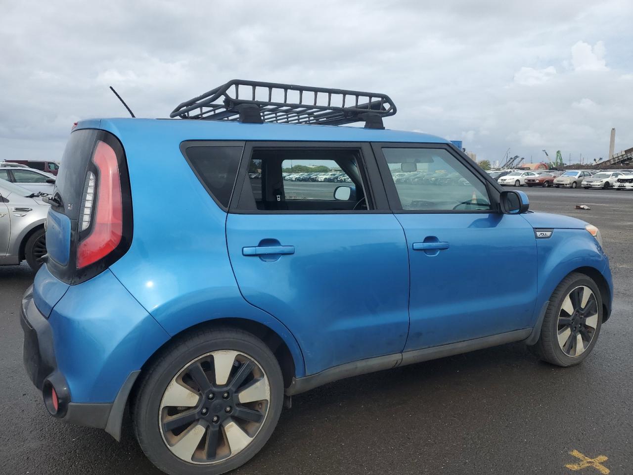 2016 KIA Soul VIN KNDJP3A55G7330486 Copart auction photo, vandalism / side damage thumbnail 3