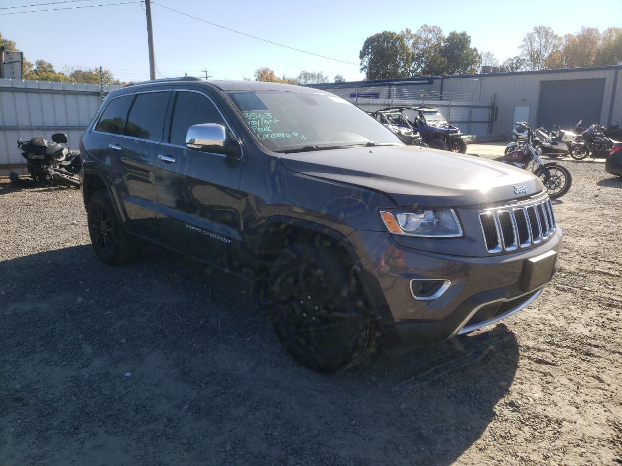 2014 Jeep Grand Cherokee VIN 1C4RJFBG4EC377440 Copart auction photo, all over damage thumbnail 4
