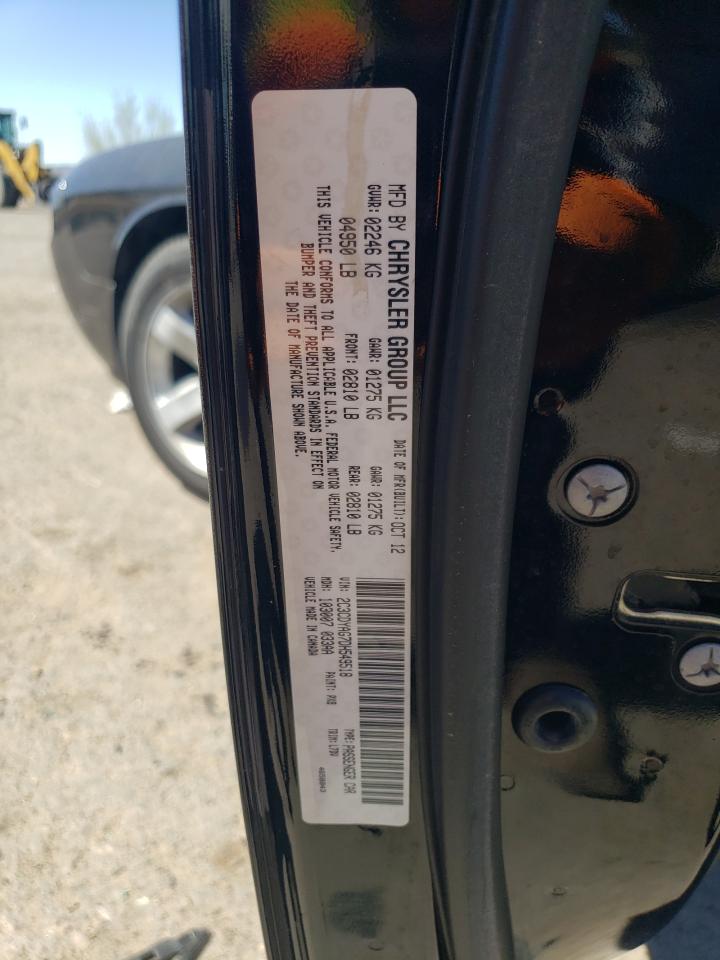 2013 Dodge Challenger VIN 2C3CDYAG7DH549518 Copart auction photo, minor dent/scratches damage thumbnail 14