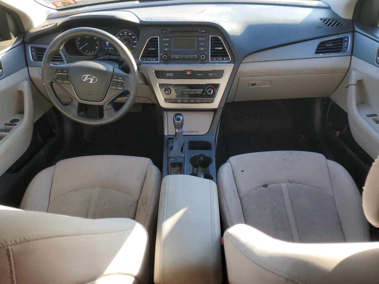 2017 Hyundai Sonata VIN 5NPE24AF2HH587438 Copart auction photo, vandalism damage thumbnail 8