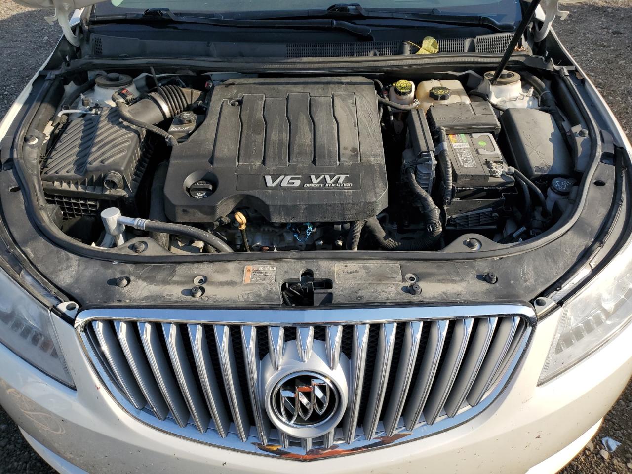 2012 Buick LaCrosse VIN 1G4GD5E37CF352976 Copart auction photo, side damage thumbnail 11