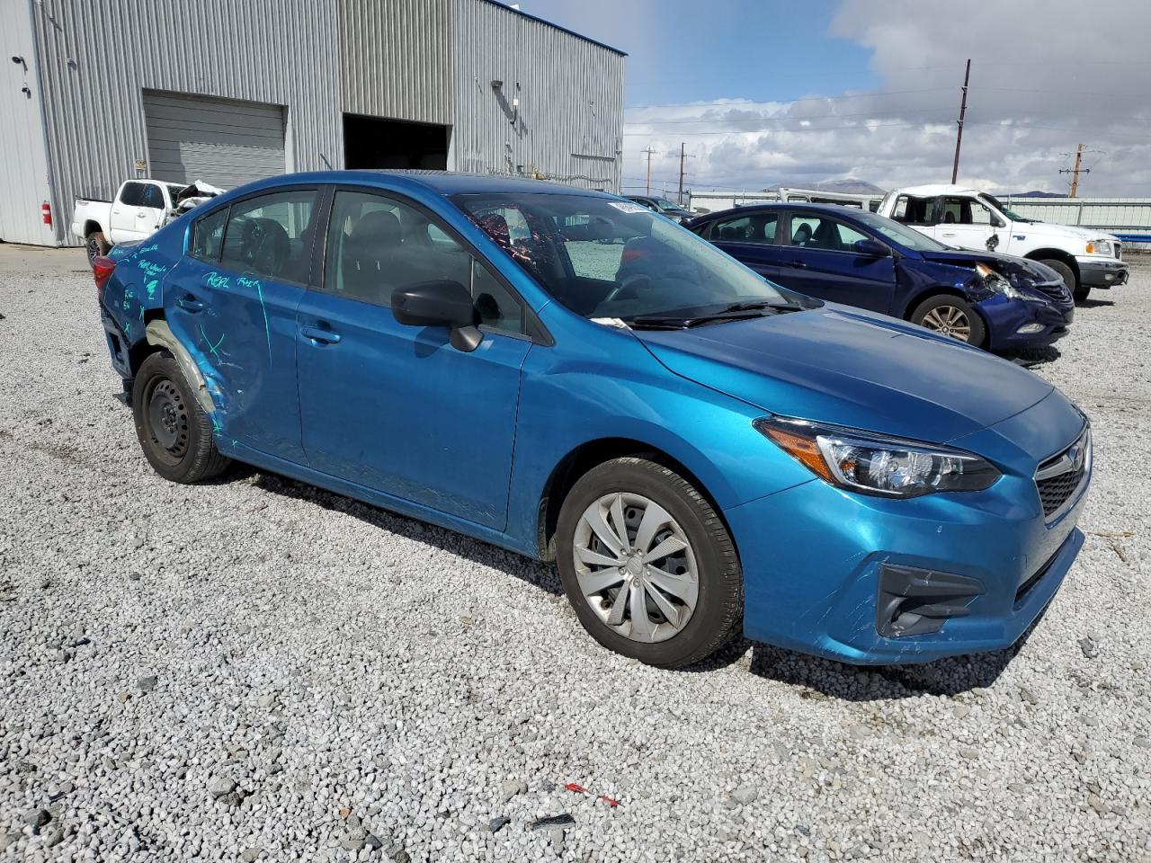 2018 Subaru Impreza VIN 4S3GKAA65J3609912 Copart auction photo, side / rear end damage thumbnail 4