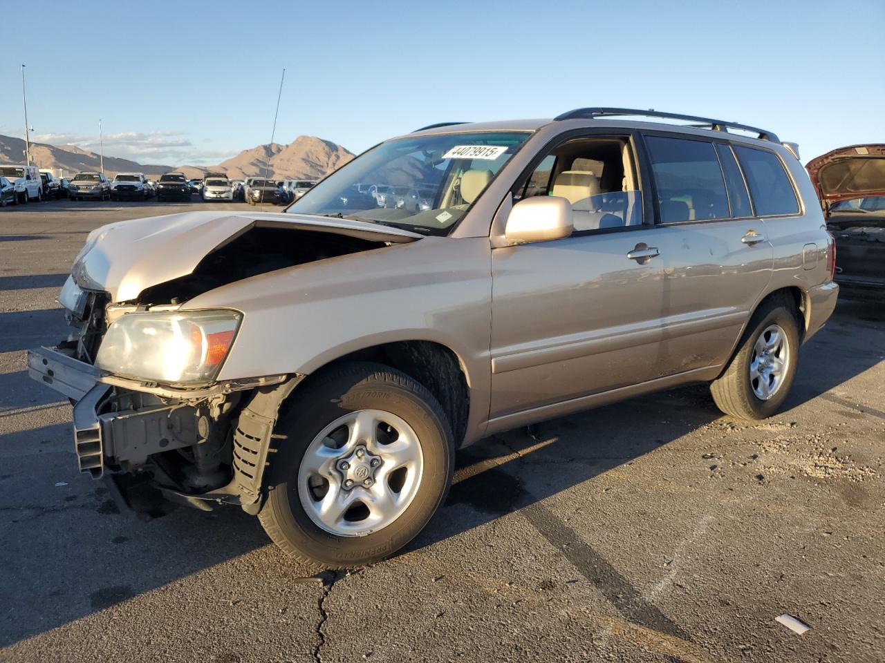 2004 Toyota Highlander VIN JTEDD21A540085489
