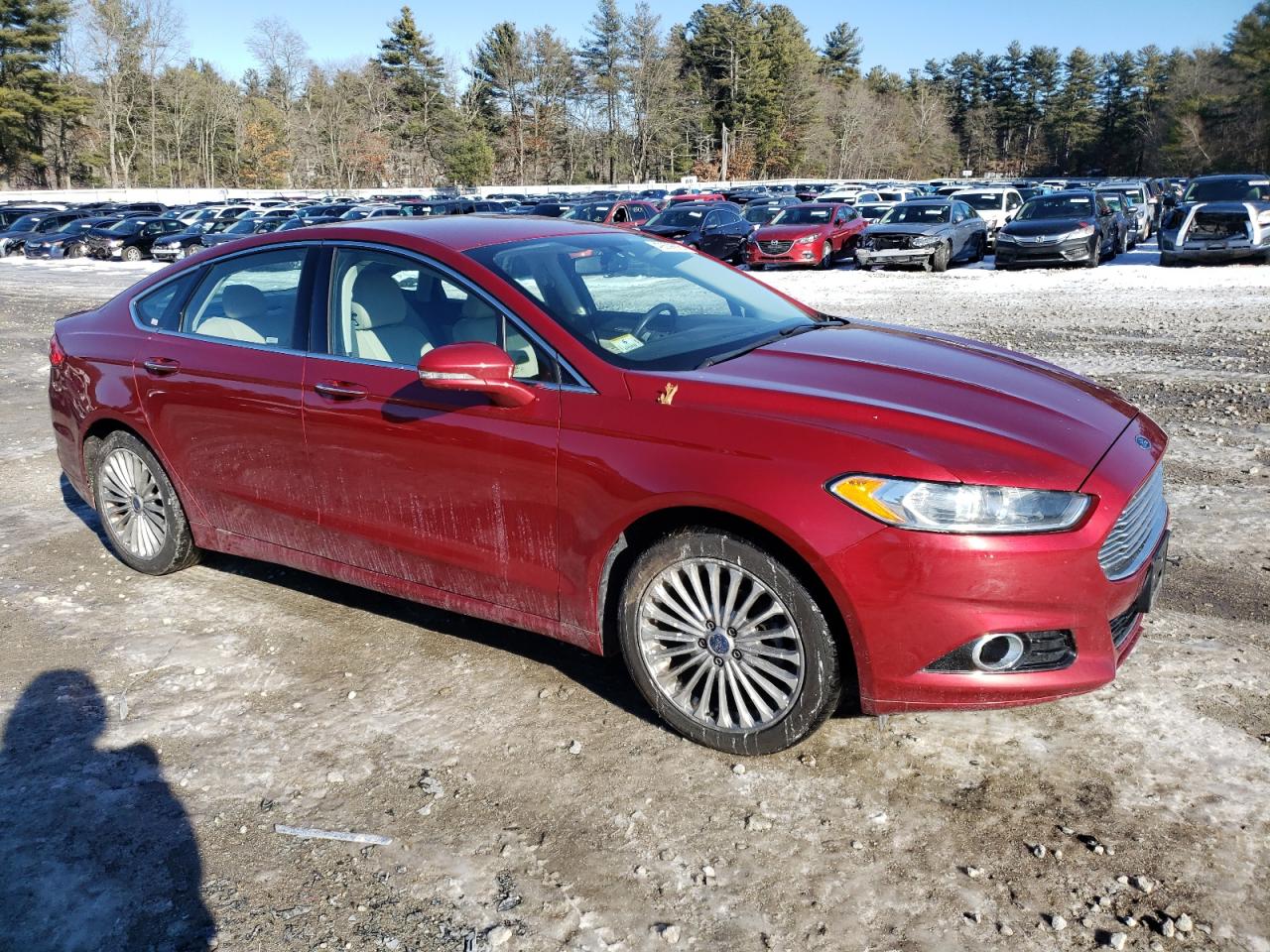 2016 Ford Fusion VIN 3FA6P0K93GR391808 Copart auction photo, front end / undercarriage damage thumbnail 4