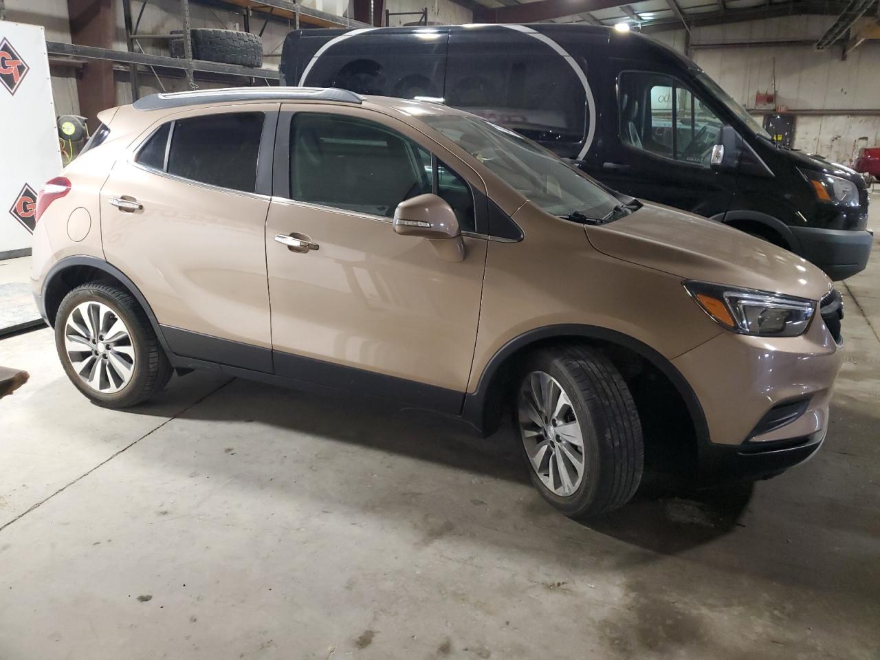 2019 Buick Encore VIN KL4CJASB6KB744699 Copart auction photo, side / undercarriage damage thumbnail 4