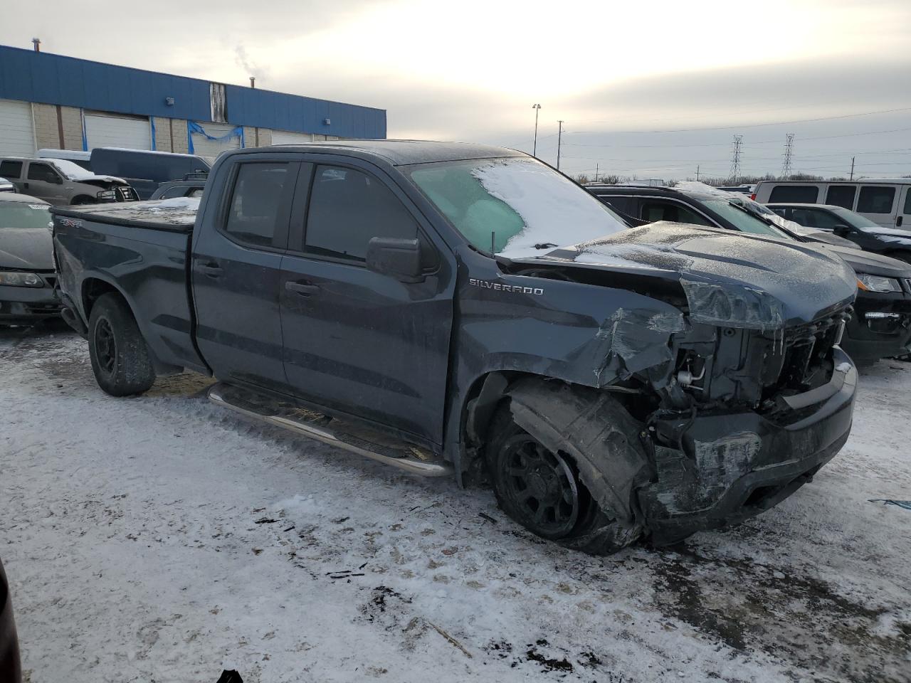 2019 Chevrolet Silverado VIN 1GCRYAEH1KZ281597 Copart auction photo, front end damage thumbnail 4