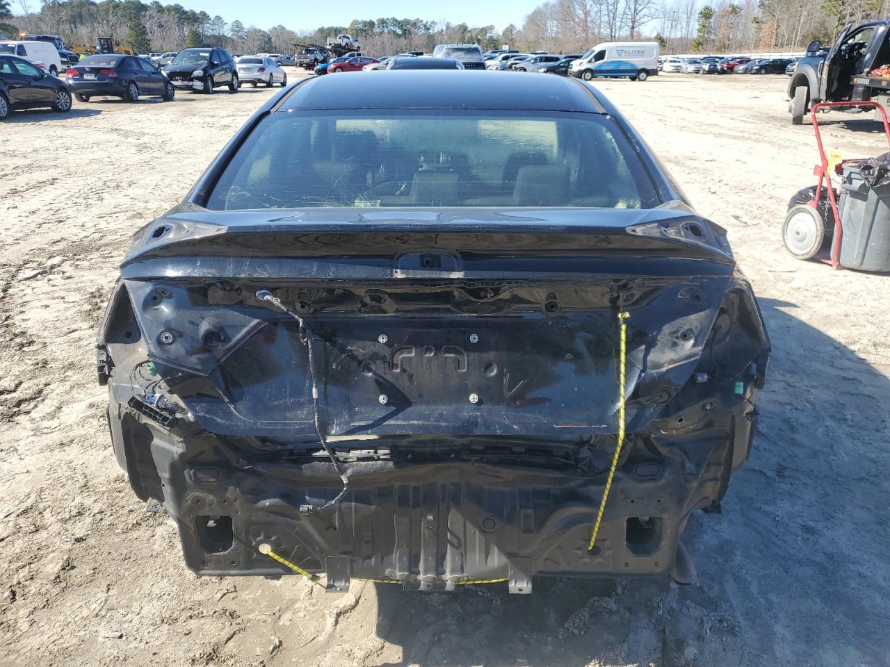 2017 Honda Civic VIN 19XFC2F55HE220771 Copart auction photo, front end / rear end damage thumbnail 6