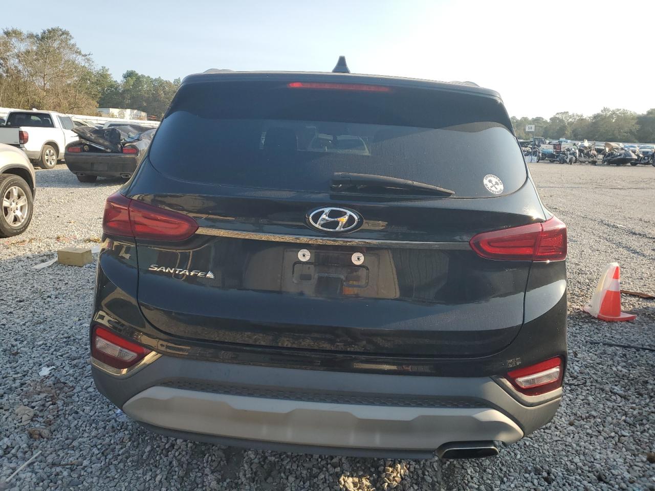 2019 Hyundai Santa Fe VIN 5NMS33AD4KH044623 Copart auction photo, front end damage thumbnail 6