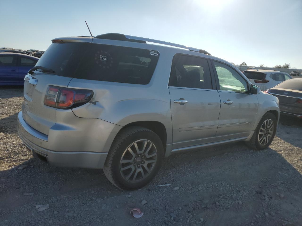 2013 GMC Acadia VIN 1GKKRTKD7DJ262392 Copart auction photo, front end / rear end damage thumbnail 3