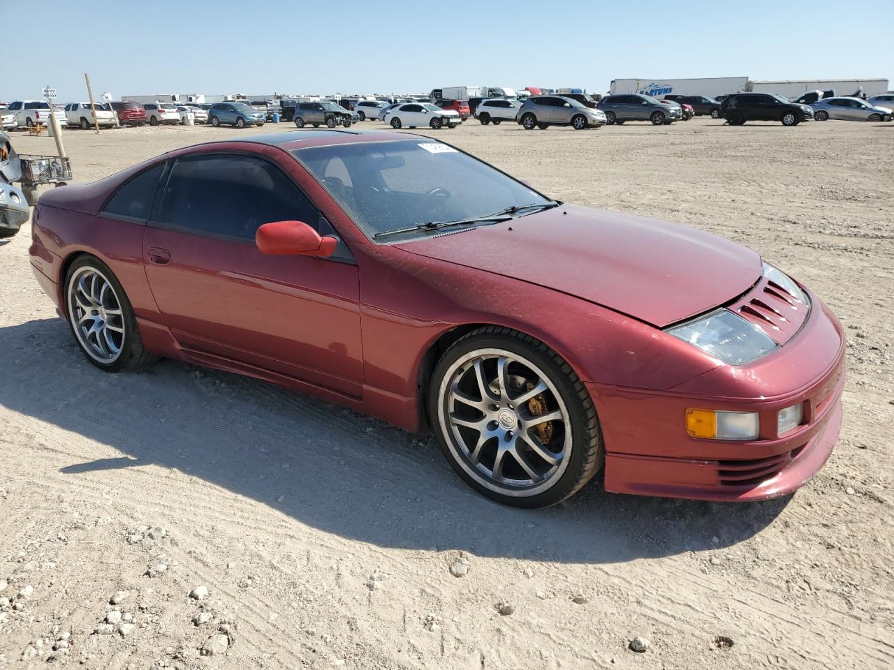 1990 Nissan 300ZX VIN JN1RZ24A7LX006503 Copart auction photo, side / rear end damage thumbnail 4