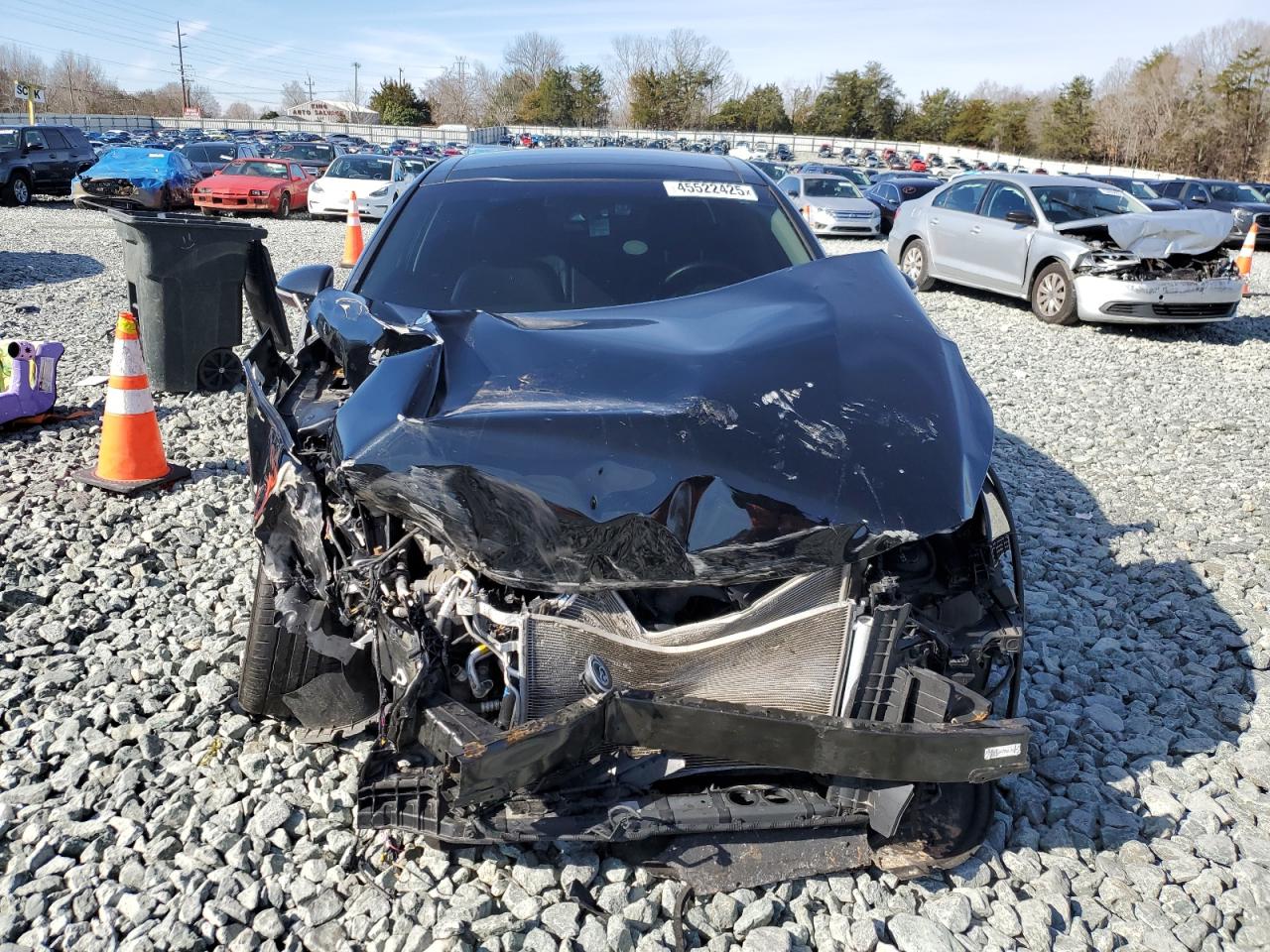 2020 KIA Optima VIN 5XXGT4L3XLG433721 Copart auction photo, front end damage thumbnail 5