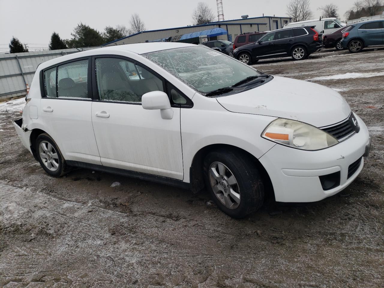 2007 Nissan Versa VIN 3N1BC13E77L410355 Copart auction photo, rear end / minor dent/scratches damage thumbnail 4