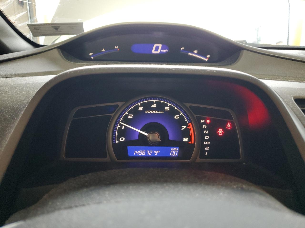 2007 Honda Civic VIN 1HGFA16817L098332 Copart auction photo, front end damage thumbnail 9