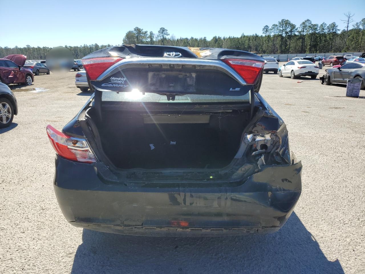 2017 Toyota Camry VIN 4T1BF1FK4HU394432 Copart auction photo, rear end damage thumbnail 6