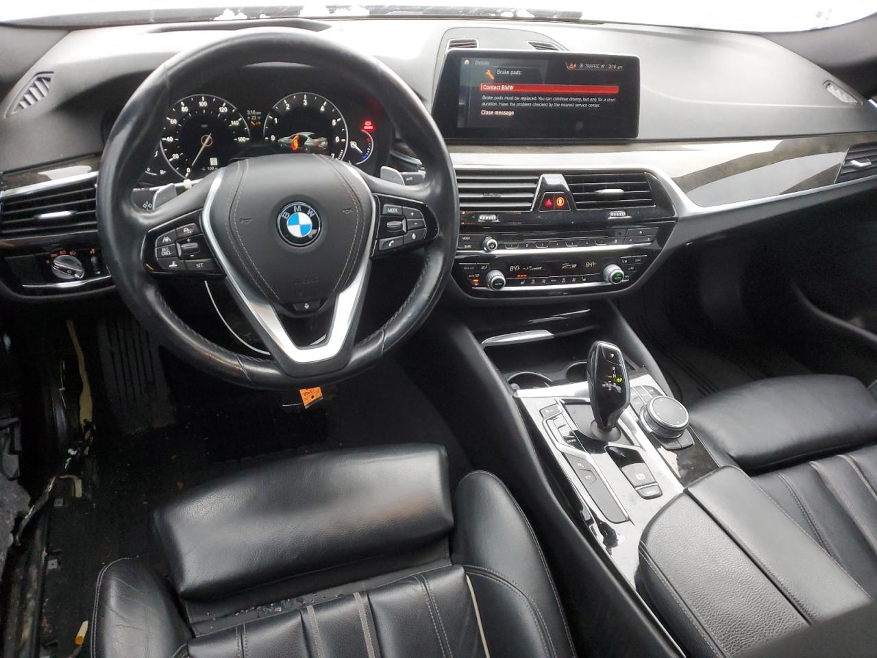2019 BMW 5er VIN WBAJE7C57KWD55107 Copart auction photo, side / minor dent/scratches damage thumbnail 8