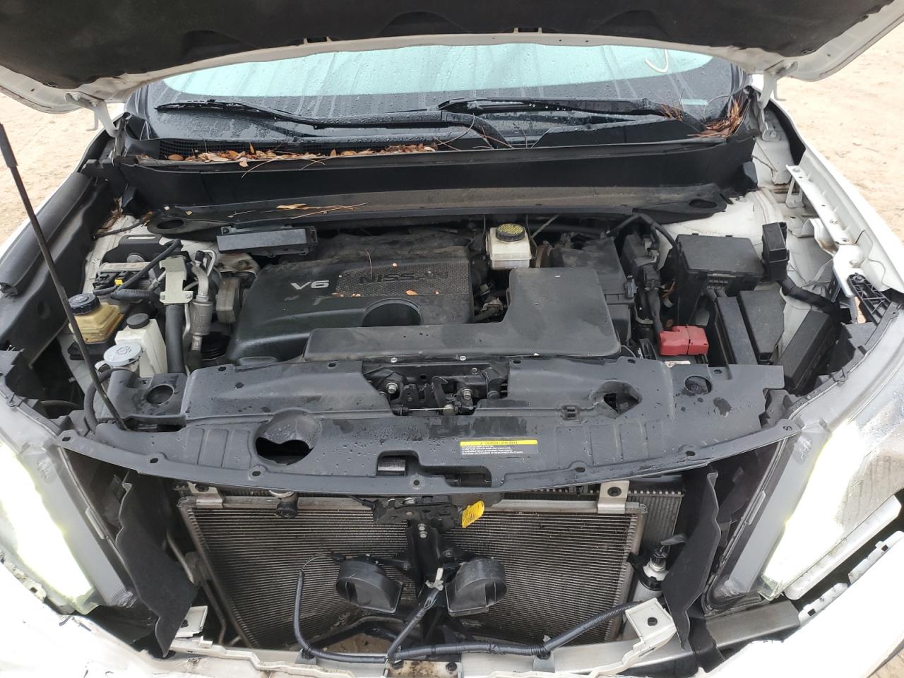 2017 Nissan Pathfinder VIN 5N1DR2MN6HC684857 Copart auction photo, front end / side damage thumbnail 12