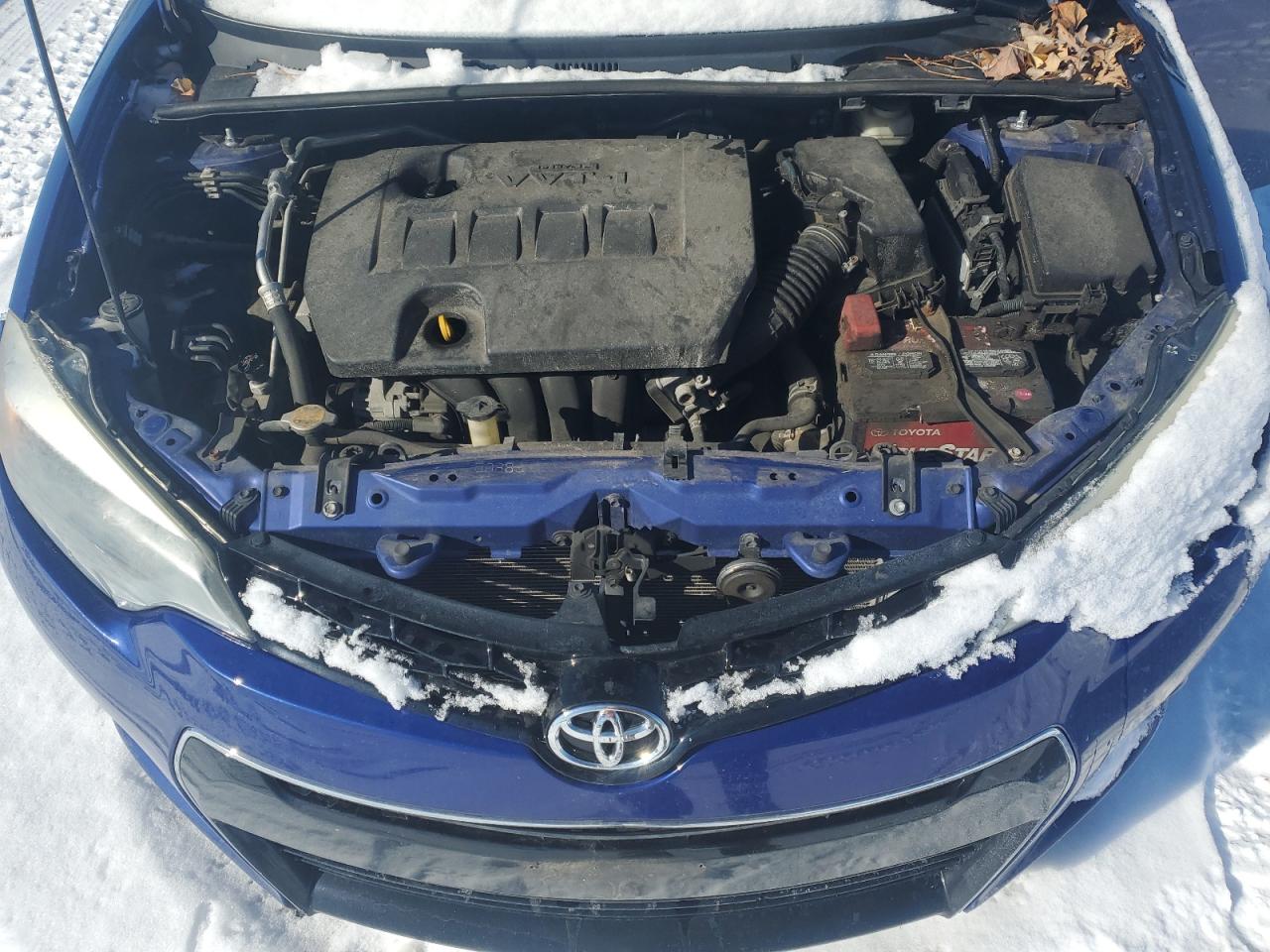 2015 Toyota Corolla VIN 2T1BURHE1FC270239 Copart auction photo, rear end / side damage thumbnail 12