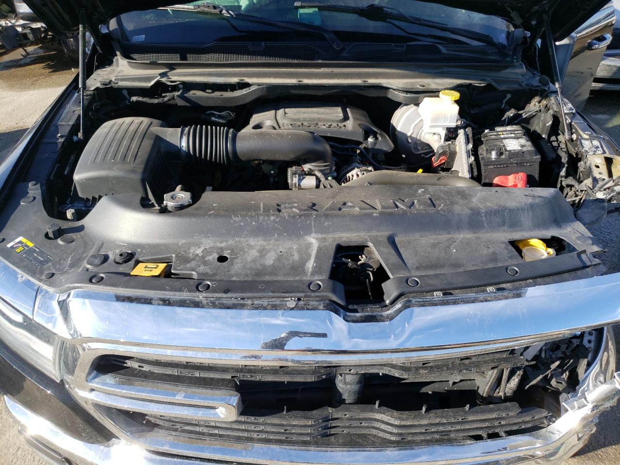 2019 RAM 1500 VIN 1C6SRFFTXKN749789 Copart auction photo, front end / undercarriage damage thumbnail 11