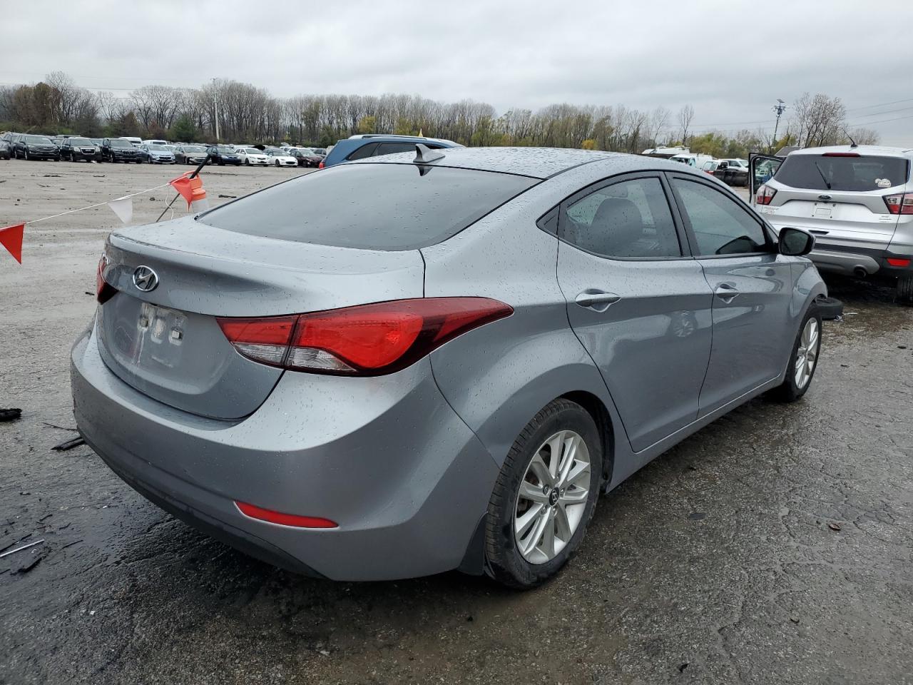 2014 Hyundai Elantra VIN KMHDH4AEXEU181843 Copart auction photo, front end damage thumbnail 3