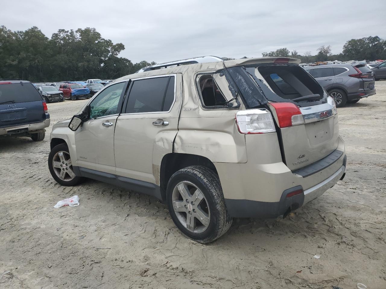 2012 GMC Terrain VIN 2GKFLWE58C6339968 Copart auction photo, rollover damage thumbnail 2