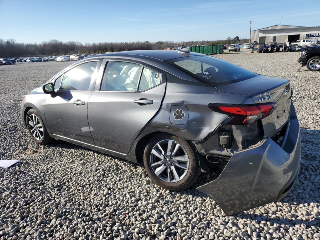 2020 Nissan Versa VIN 3N1CN8EV4LL841122 Copart auction photo, rear end damage thumbnail 2