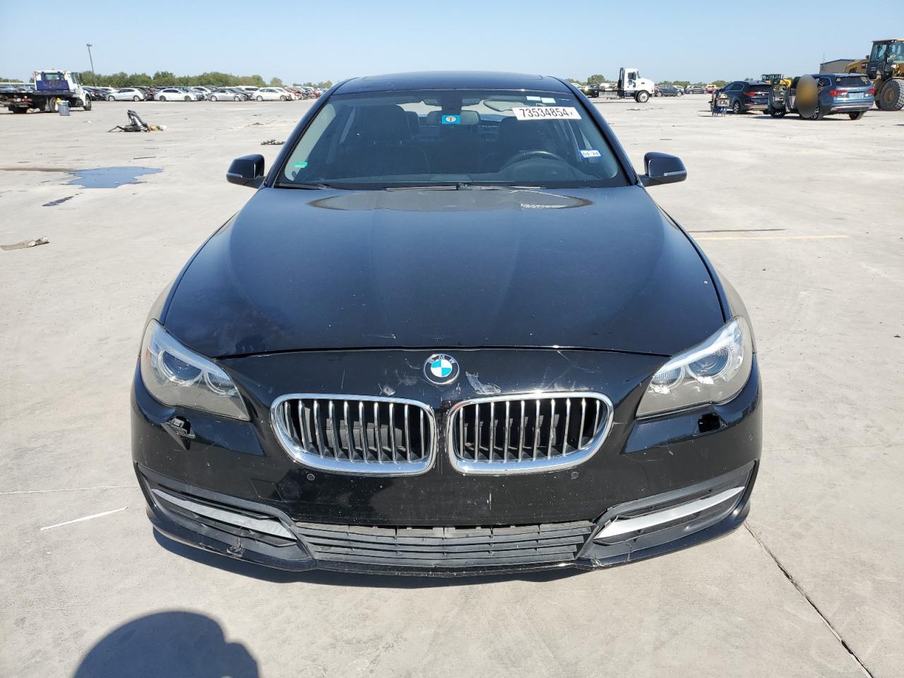 2014 BMW 5er VIN WBA5A5C58ED504235 Copart auction photo, rear end / front end damage thumbnail 5