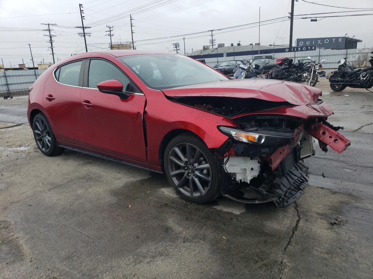 2020 Mazda 3 VIN JM1BPALM5L1158602 Copart auction photo, front end damage thumbnail 4